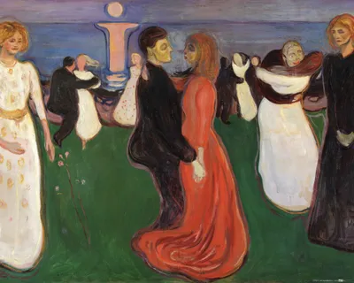 Obrázek produktu pro Edvard Munch Art Print Obraz - Tanec života, 1899 (40 x 50 cm)