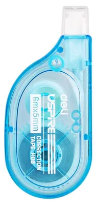 Imagen del producto de deli D430635 DELI Korrekturroller USPIRE 5mm x 6m blau