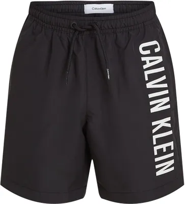 Produktbild von Calvin Klein Jungen Badehose Medium Drawstring mit Tunnelzug, Schwarz (Pvh Black