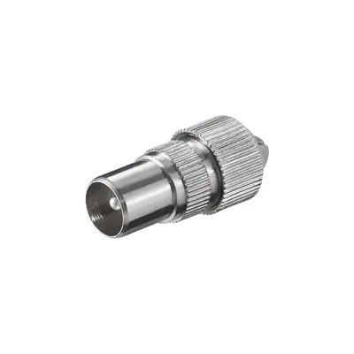 Produktbild von Koax-Stecker mit Schraubbefestigung schraubbarer Koax-Stecker aus Metall