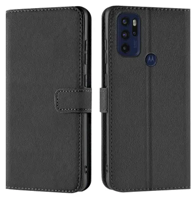 Produktbild von Book Case für Motorola Moto G60s Hülle Flip Cover Handy Tasche Schutz Hülle Etui
