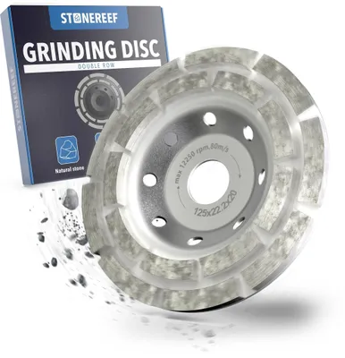 Obrázek produktu pro Brusná kotouč 125 mm pro úhlovou brusku, diamantový kotouč pro beton a přírodní kámen
