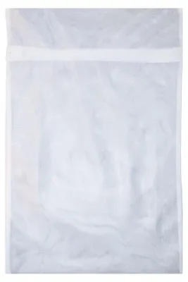 Waschbeutel 40 x 60 cm, feinmaschiges Wäschenetz, weiß