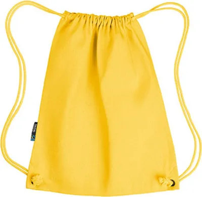 Produktbild von Neutral O90020 | Sportbeutel Gym Bag, 39 x 46 cm Köperbindung - Farbe: Yellow - Größe: 39 x 46 cm