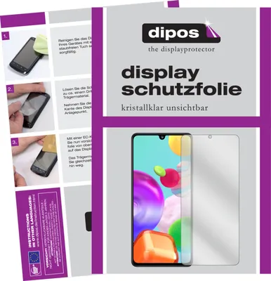 Produktbild von 2x ochranná fólie pro Samsung Galaxy A41 čirá ochranná fólie displeje dipos