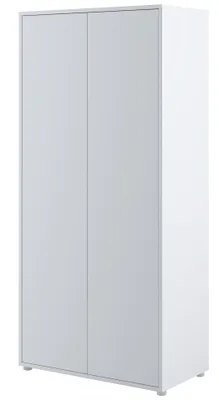 Produktbild von Wohnwand mit Schrankbett Bed Concept 160x200 Lenart Kleiderschrank Regalschrank Regal Led Beleuchtung Weiß/Artisan Eiche