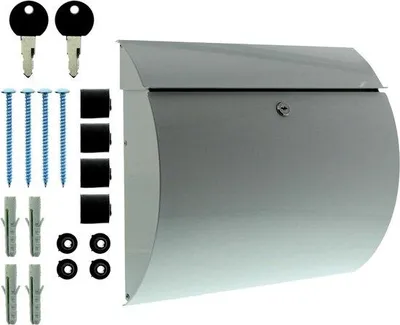 Produktbild von Famanu Briefkasten mit Neigungsdach - 330 x 376 x 106 mm