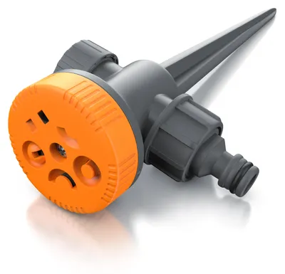 Produktbild von Brandson Versenkregner, Sprühregner, 5-Fach Rasensprenger, Rasensprinkler, Flächenregner, Garten Sprinkler, 5-fach Flächenregner mit Wählscheibe