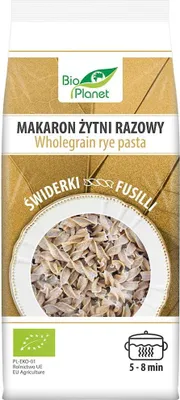 MAKARON (ŻYTNI RAZOWY) ŚWIDERKI BIO 400 g - BIO PLANET