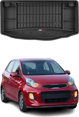 Zdjęcie produktu dla OMAC gumowa wykładzina bagażnika do Kia Picanto 2011-2017 wykładzina bagażnika TPE czarna