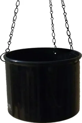 Produktbild von Kunststoff Ampel Corona 13/12 schwarz Ø 14.5cm Höhe 13.0cm