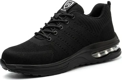 Produktbild von Arbeitsschuhe Herren-Sicherheitsschuhe Damen-Leichtgewicht-Sport-Stahlzehen-Schuhe Rutschfest Atmungsaktiv