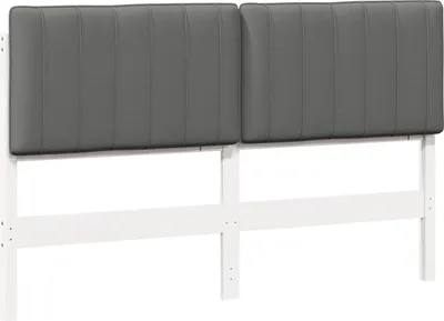 Obrázok produktu pre vidaXL Čalúnené čelo postele s čelom bielo-sivé 160 cm