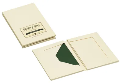 Obrázek produktu pro Rössler Papier 2234831008 Paper Royal složka na karty - DIN A6/C6, kamzík, 8 karet s 8 obálkami