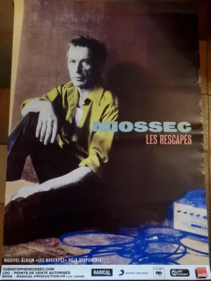 Obrázek produktu pro Miossec - Les Rescapés - PLAKÁT - 70x100 cm