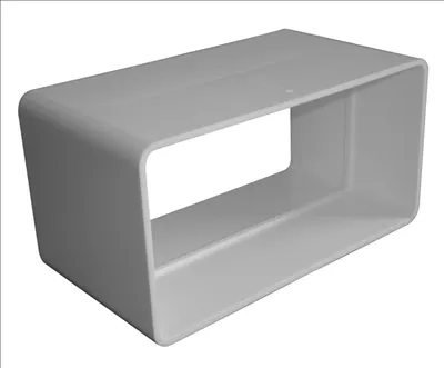 Zdjęcie produktu dla Łącznik do kanałów płaskich System 150 Łącznik rurowy 220 x 90 Wentylacja wywiewna 66903