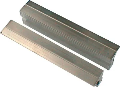 Image de Mâchoire de protection d'étau 47/5 N p.mâchoire L.100mm profil rainuré Alu.HAARHAUS