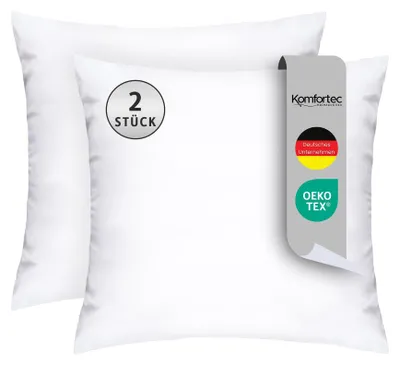 Obrázok produktu pre Sada dvoch vankúšikov s rozmermi 80x80 cm, vyplnených mäkkou mikrovláknovou výplňou