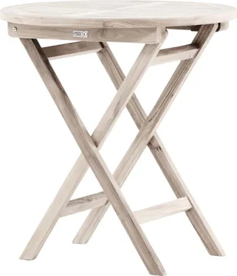 Obrázek produktu pro FURNLUX Venkovní konferenční stolek Kenia Beige 70 cm / Hlavní barva: ERROR / Rozměry: 70 x 70 x 75 cm