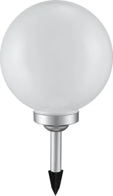 Produktbild von LED Solarleuchte, Kugel weiß, DM 25 cm, H 65 cm