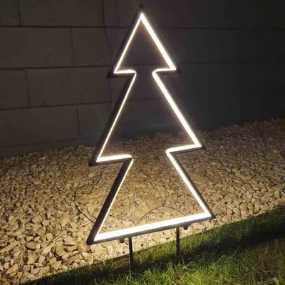 Zdjęcie produktu dla FHS LED jodłowa taśma świetlna 153 ciepła biel 25 x 2 x 40 cm, IP44
