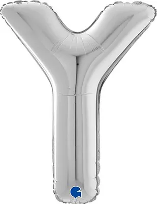 Obrázek produktu pro Obří balón s písmeny 26"/66cm | Stříbrná #Y