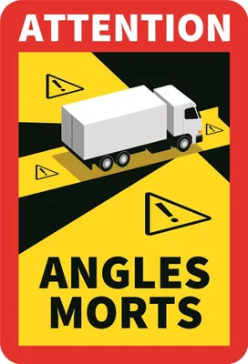 Produktbild von Attention Angles Morts LKW Busse ab 3,5 Tonnen Toter Winkel