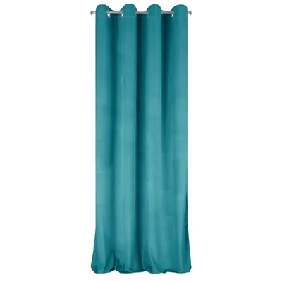 Produktbild von Vorhang ALEKSJA türkis 140x270 cm  Ösen Ösenvorhang