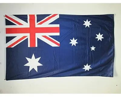 Imagen del producto de Bandera australiana de 150x90 cm, fabricada en poliéster tejido