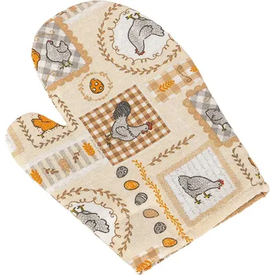 Produktbild von Küchentuch - Ostern - 28x18 cm - Orange,Beige