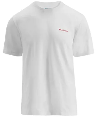 Produktbild von T-Shirt Columbia Camiseta Columbia CSC Logo Back manga corta blanco rojo oscuro für Uni