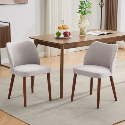 Immagine prodotto di Sedie da pranzo - Sedie - Sedie nere - Sedie da cucina - Sedie da caffè - Set di 2, colore grigio
