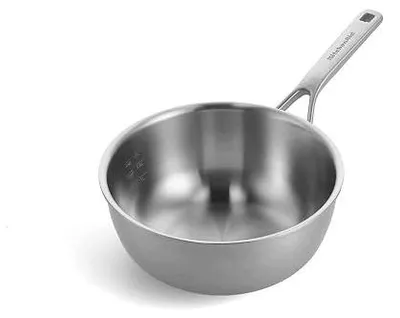 Zdjęcie produktu dla Patelnie stalowe indukcyjne zestaw 24 28 cm nieprzywierające ceramika