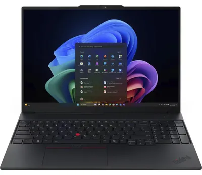 Produktbild von Lenovo ThinkPad E16 Gen 4 21YC - Intel Core Ultra 5 325 / 2.1 GHz - Win 11 Pro - Intel Graphics - 32 GB RAM - 1 TB SSD NVMe, TCG Opal Encryption 2 - 40.6 cm (16")