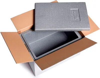 Produktbild von 18x Isolierboxen mit Deckel aus Neopor® 580 x 380 x 285 mm 30 Liter inkl. Umkarton