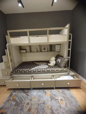 Produktbild von Doppelstockbett etagenbett Moderner Kinder Jugen etagenbett Betten Neu