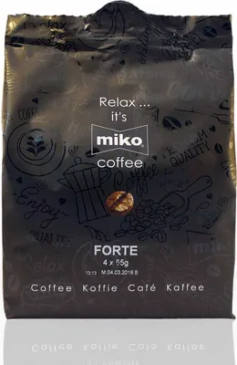Produktbild von Miko Coffee Forte Pouch - 48 x 65g Kaffee im Filterbeutel, Filterkaffee