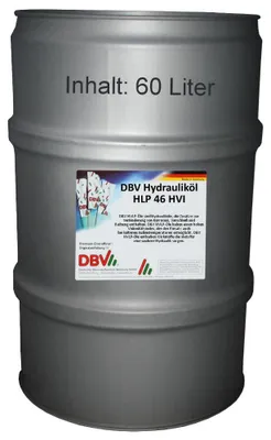 Produktbild von DBV-Hydrauliköl HVI ISO VG 46 60-Liter-Fass