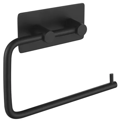 Produktbild von Sapho Toilettenpapierhalter Selbstklebend, Schwarz matt