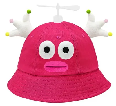 Propellerhut rosarot, 58 cm, Polyester, Karneval Party Kostüm