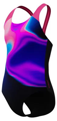 Image de Maillot de bain Speedo Splashback rose, autre, 140