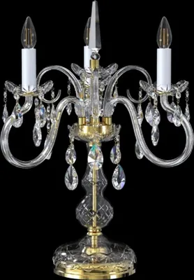 Zdjęcie produktu dla Casa Padrino luksusowa barokowa kryształowa lampa stołowa złota / biała Ø 49 x H. 62 cm - Wspaniała lampa biurkowa z czeskim kryształowym szkłem - Barokowe lampy kryształowe