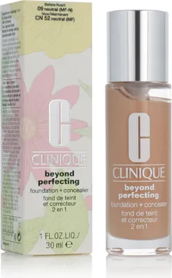 Zdjęcie produktu dla Clinique Beyond Perfecting Foundation + Concealer, Butelka, Płynny, Skóra mieszana, Skóra sucha, Skóra tłusta, Odcień fair skin, Beżowy, CN 52