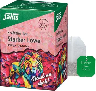 Produktbild von Salus Krafttier Tee Starker Löwe, Kräutertee, aromatisiert 15 St