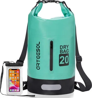 Produktbild von Famanu Dry Bag 30L - Wasserdichte Tasche mit verstellbarem Schultergurt