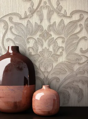 Produktbild von NEWROOM Tapete Balfour Beige Vliestapete - Vintage Ornament Struktur Germany