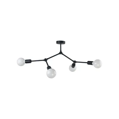 Immagine prodotto di Lampadario TWIG nero 4xE27x60W in metallo, dimensioni: 42x55x86 cm, IP20, Nowodvorski Lighting