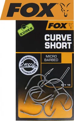 Produktbild von Fox Edges Armapoint Curve Shank Short Hooks - 10 Karpfenhaken, Größe:7