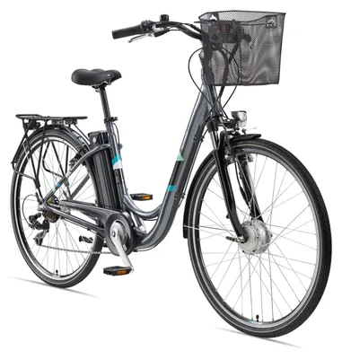 Produktbild von Telefunken City E-Bike | Elektrofahrrad 28 Zoll | 7-Gang Kettenschaltung | Frontmotor 250 W | 374,4Wh Akku | Pedelec