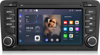 Obrázok produktu pre 2+32G carplay 7''DAB Autorádia BT Pro Audi A3 Android13 GPS WIFI RDS SWC RDS 4Core DAB+